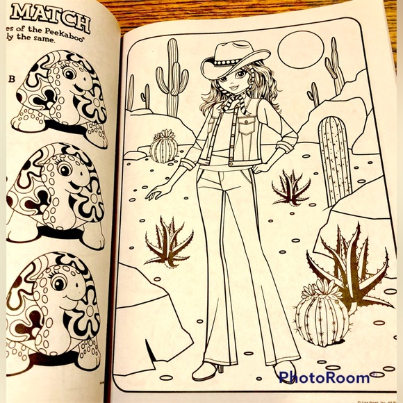 🦄 LISA FRANK SUPER COLORING & STICKER BOOK 🦄 - Picture 5 of 7